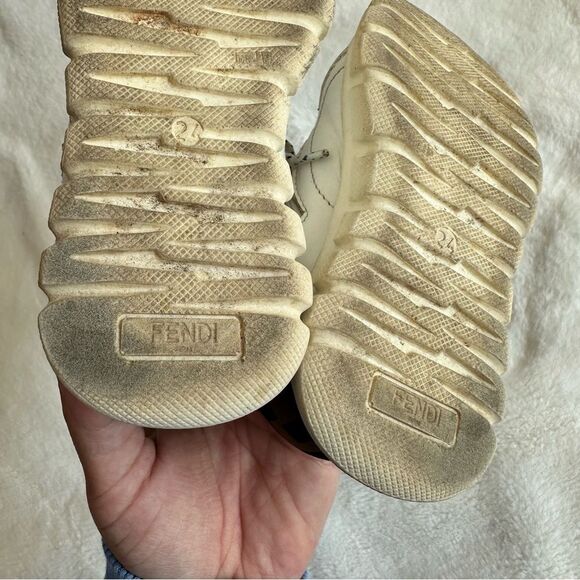Fendi FF Trainers Kids Size 24 - Picture 10 of 13